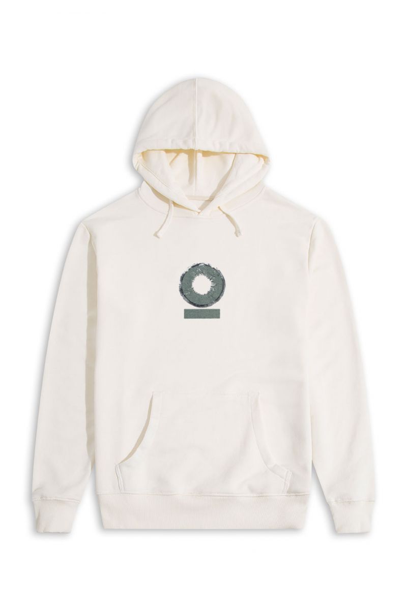 Ecru Premium Cotton Personology Design Pullover Hoodie