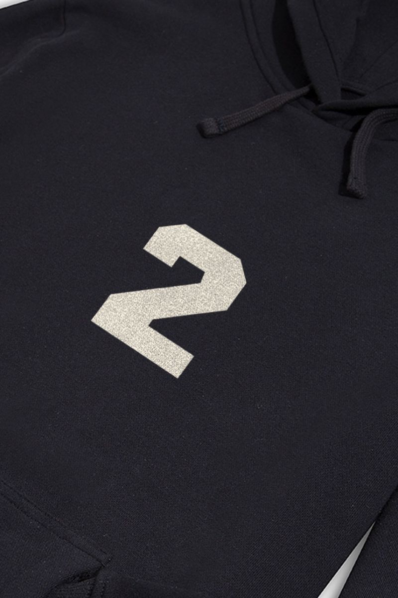 Black Premium Cotton Steve Tee 2 Design Pullover Hoodie