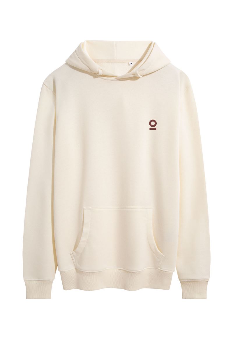 Ecru Premium Cotton Personology Design Pullover Hoodie