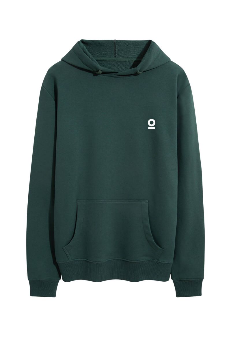 Green Premium Cotton Personology Design Pullover Hoodie