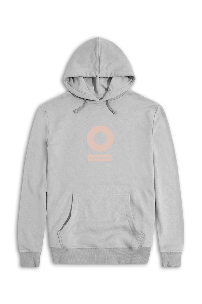 Grey Premium Cotton Personology Design Pullover Hoodie