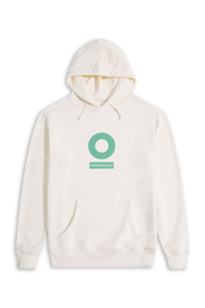 Ecru Premium Cotton Personology Design Pullover Hoodie