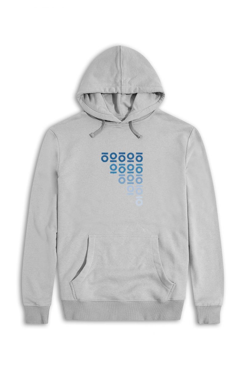 Grey Premium Cotton Personology Design Pullover Hoodie