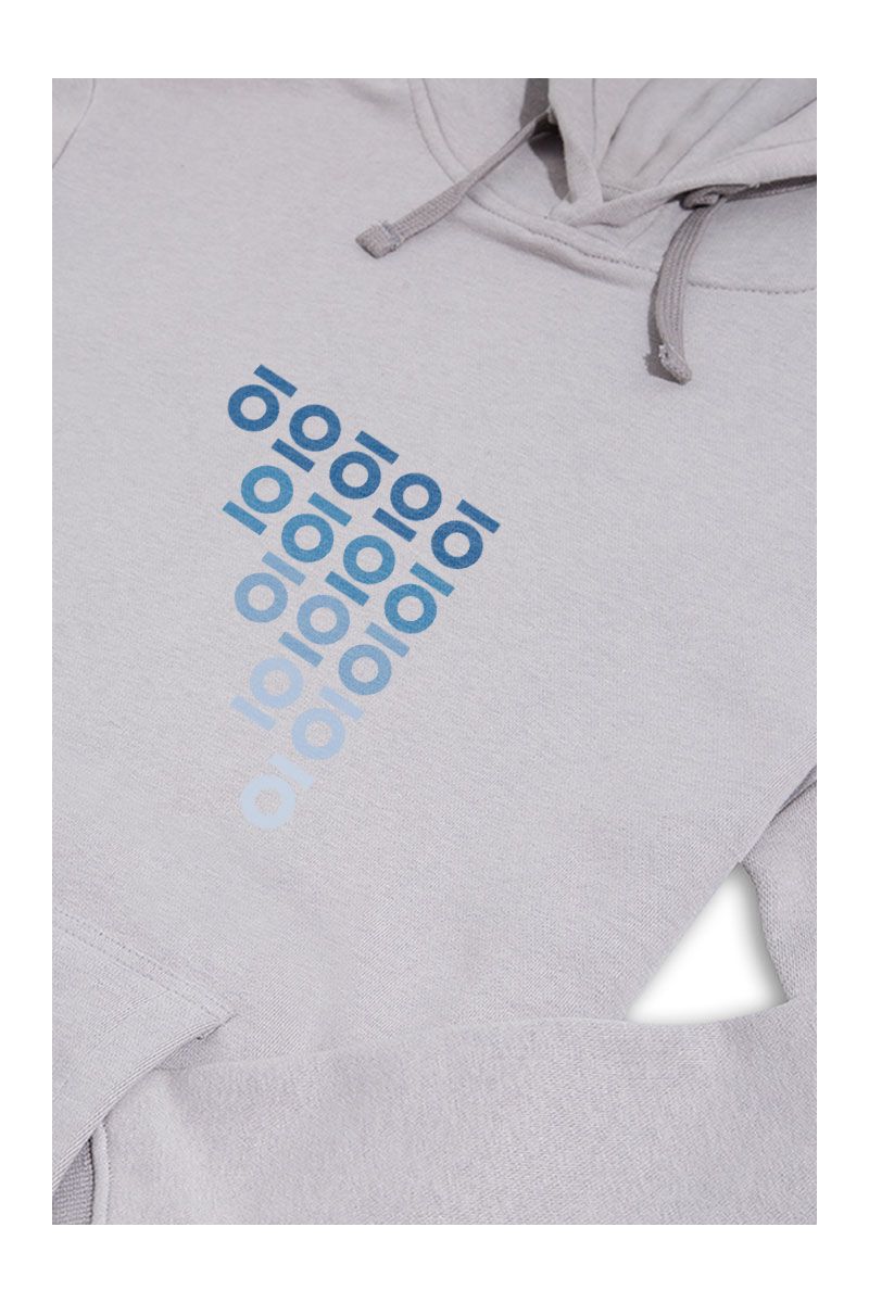 Grey Premium Cotton Personology Design Pullover Hoodie