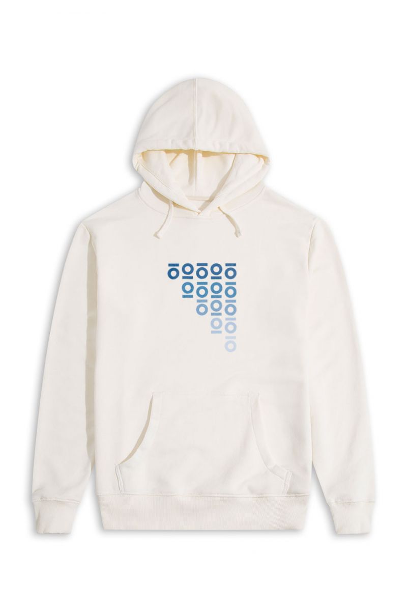 Ecru Premium Cotton Personology Design Pullover Hoodie