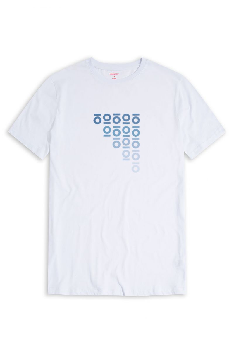 White Soft Fabric Personology Design Short Sleeve Tee