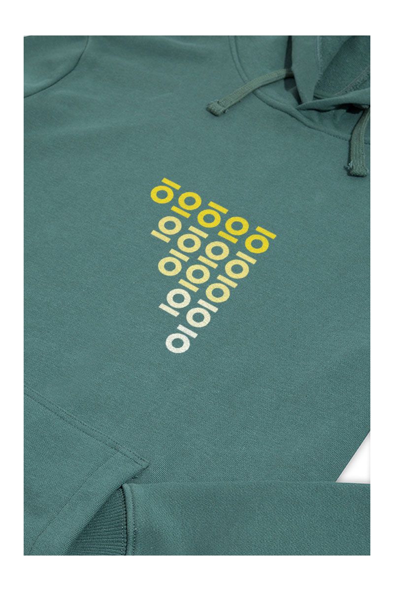 Green Premium Cotton Personology Design Pullover Hoodie