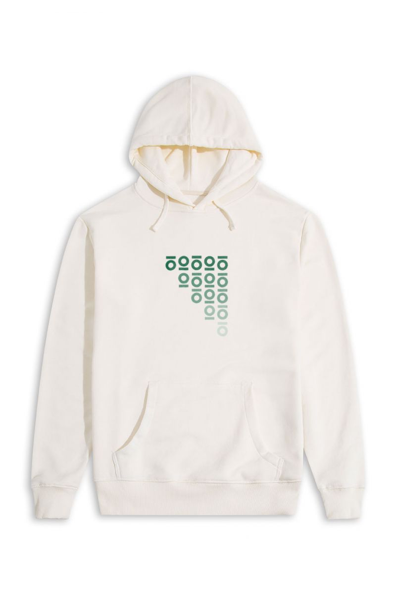 Ecru Premium Cotton Personology Design Pullover Hoodie