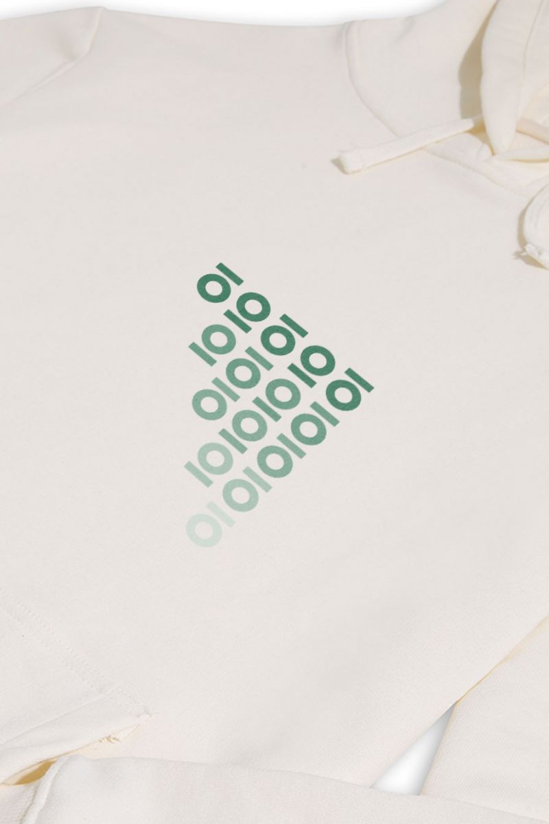 Ecru Premium Cotton Personology Design Pullover Hoodie