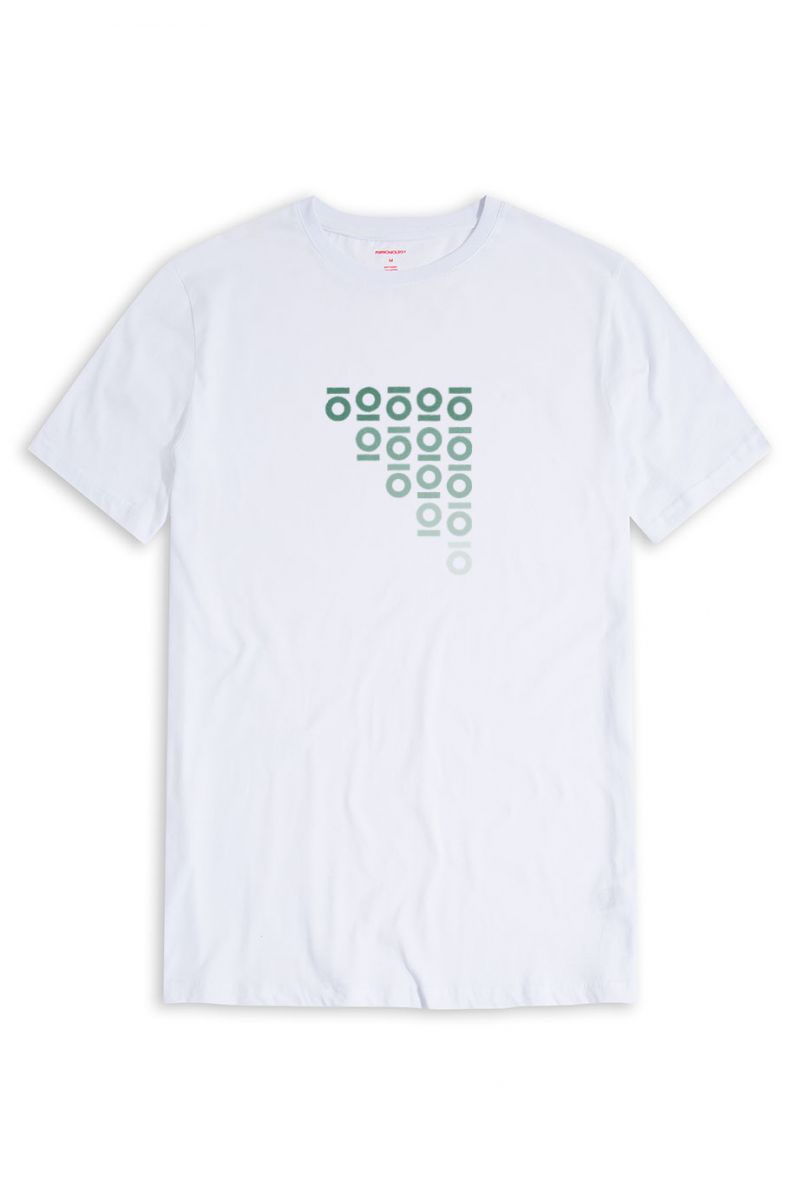 White Soft Fabric Personology Design Short Sleeve Tee