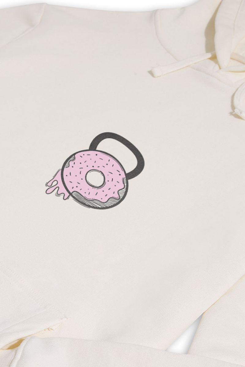 Ecru Premium Cotton Caterbely Design Pullover Hoodie
