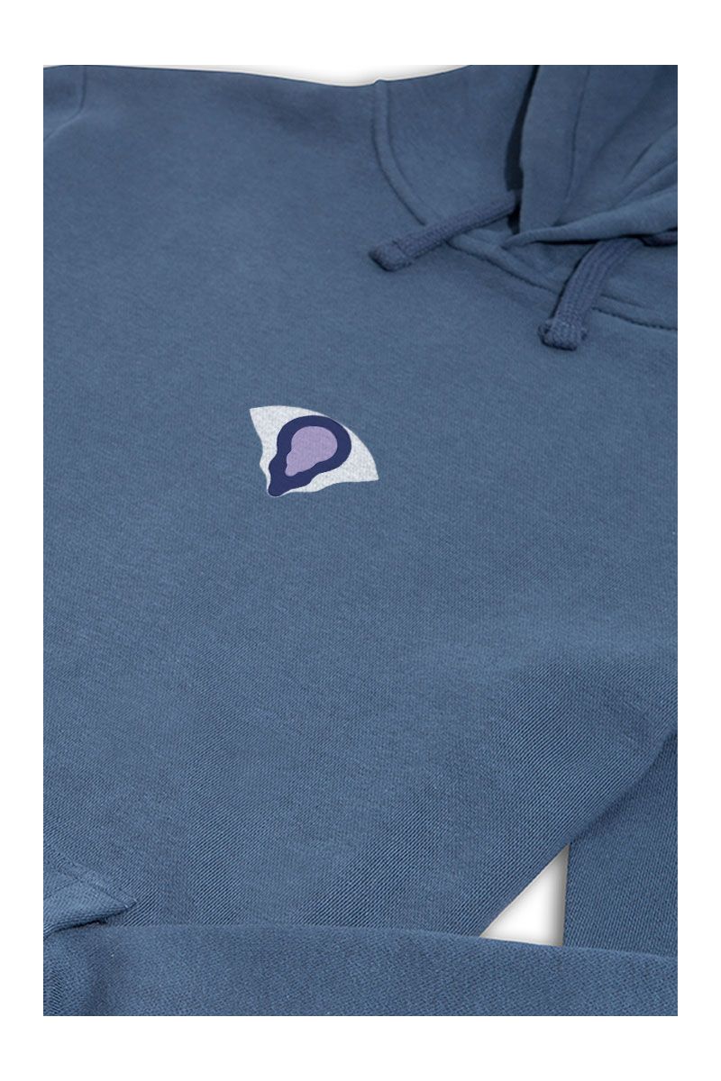 Navy Premium Cotton Melting Eye Design Pullover Hoodie