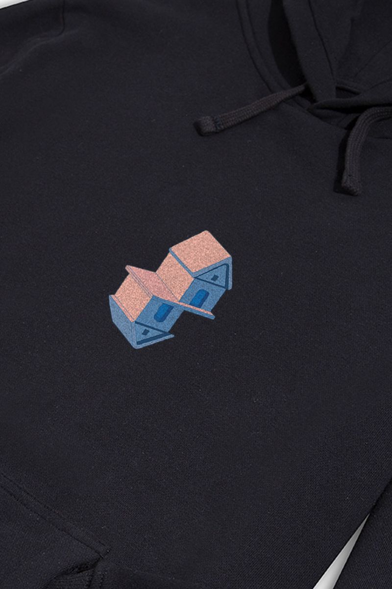 Black Premium Cotton The Dream Design Pullover Hoodie