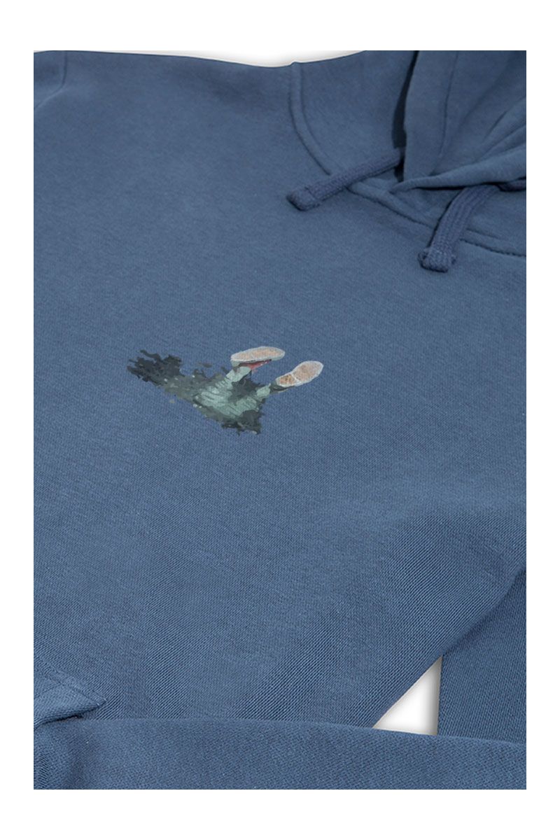 Navy Premium Cotton I am Ubderwater Design Pullover Hoodie