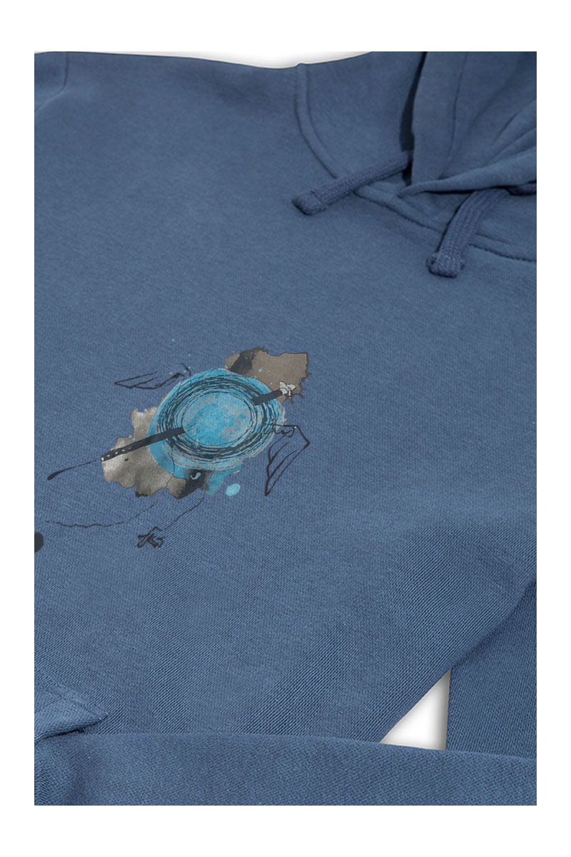 Navy Premium Cotton Neyz Design Pullover Hoodie