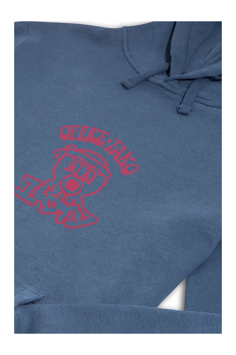 Navy Premium Cotton Office Tako Design Pullover Hoodie