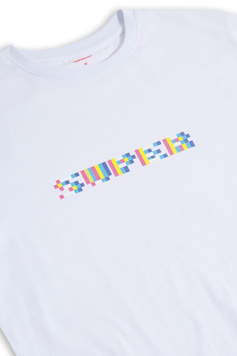 White Soft Fabric Superior Design Short Sleeve Tee