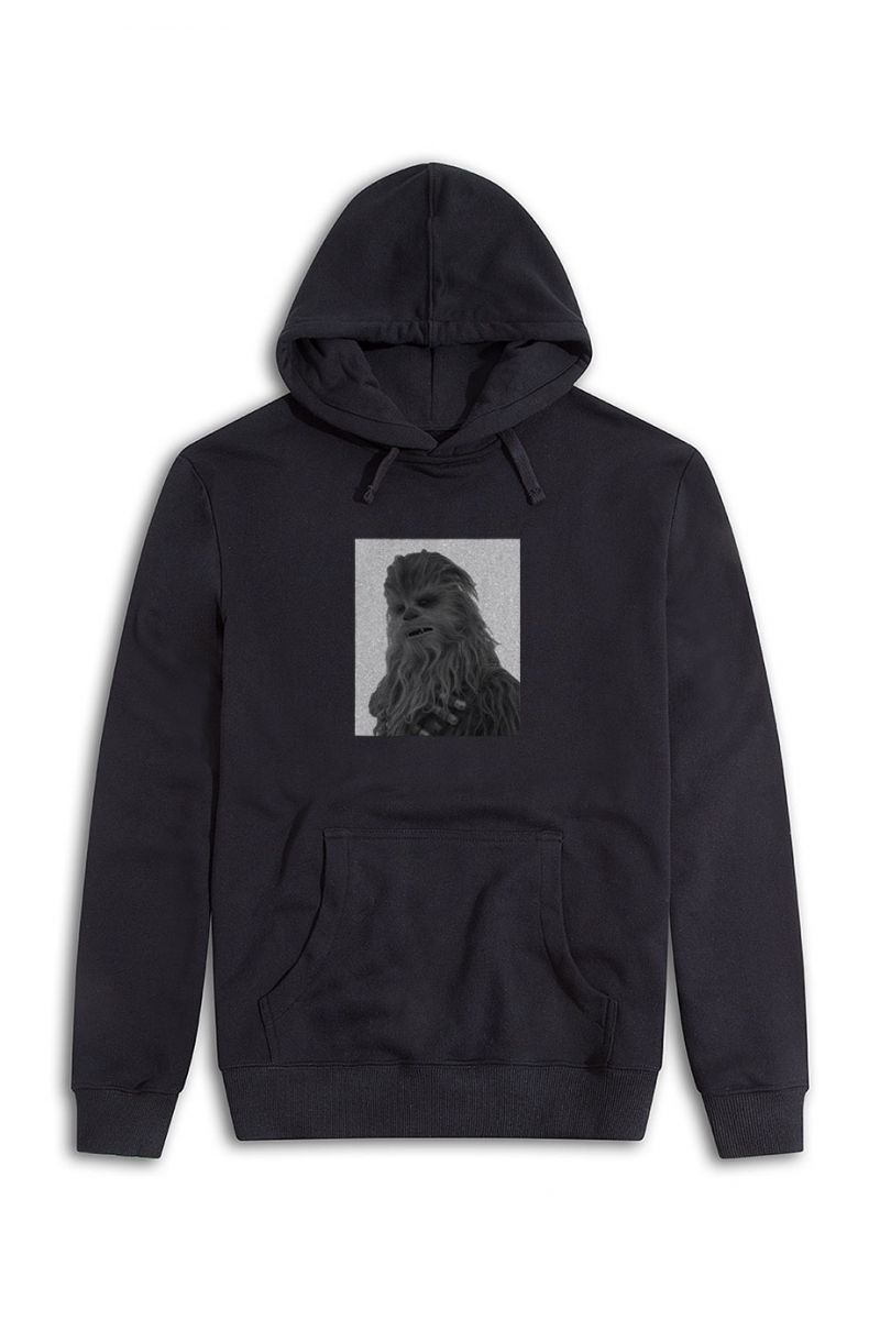 Black Premium Cotton Godzilla Design Pullover Hoodie