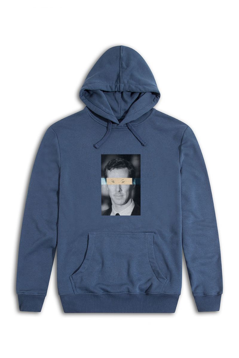 Navy Premium Cotton Handsome Design Pullover Hoodie