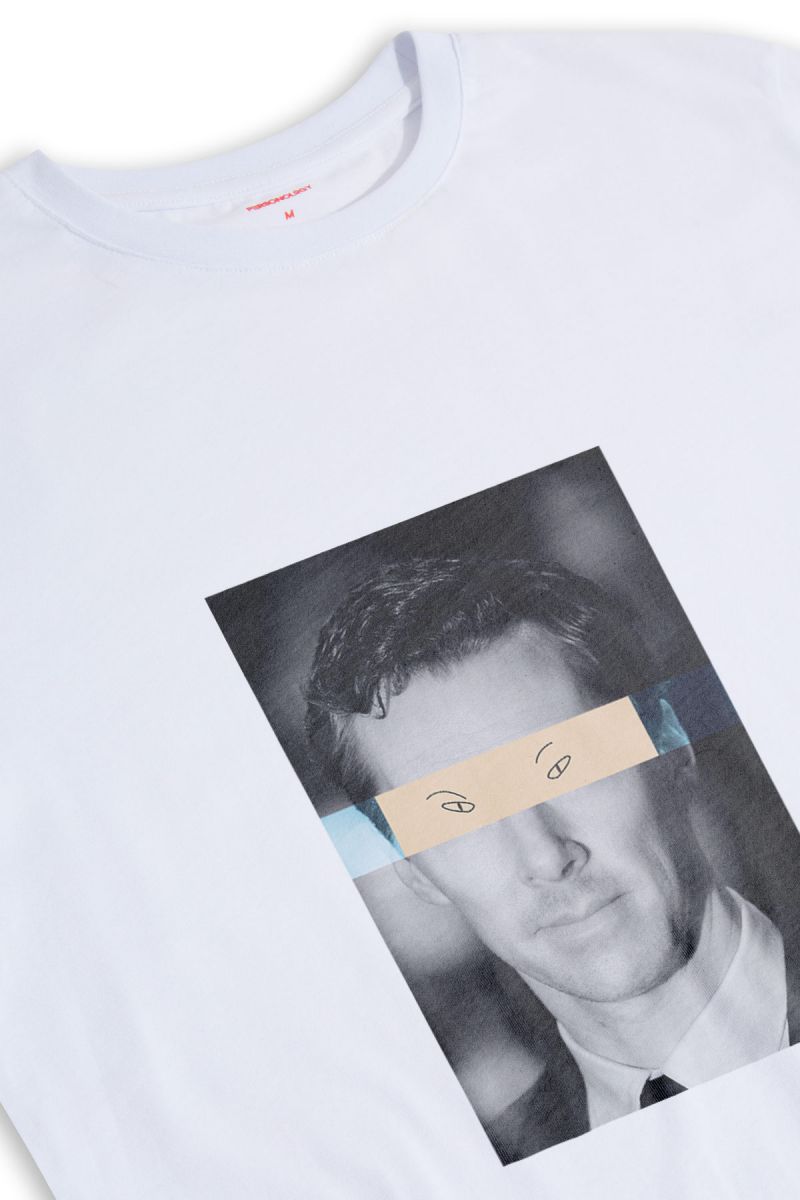 White Soft Fabric Handsome Design Short Sleeve Tee