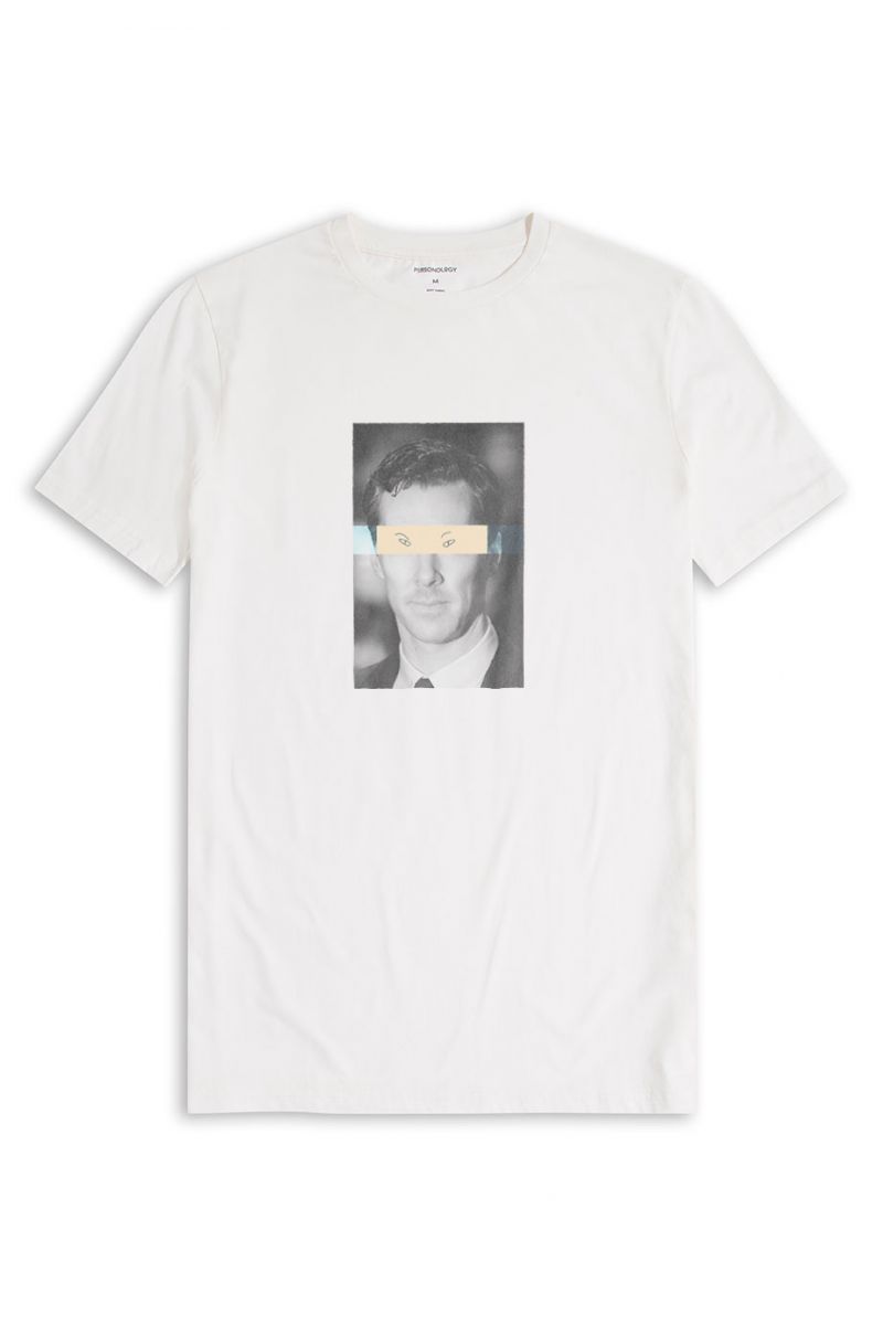 Off White Soft Fabric Handsome Design Short Sleeve Tee