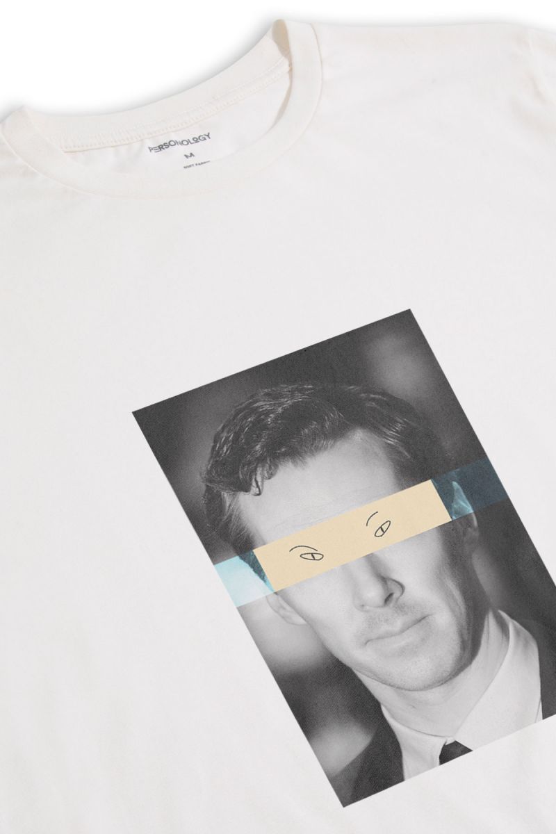 Off White Soft Fabric Handsome Design Short Sleeve Tee