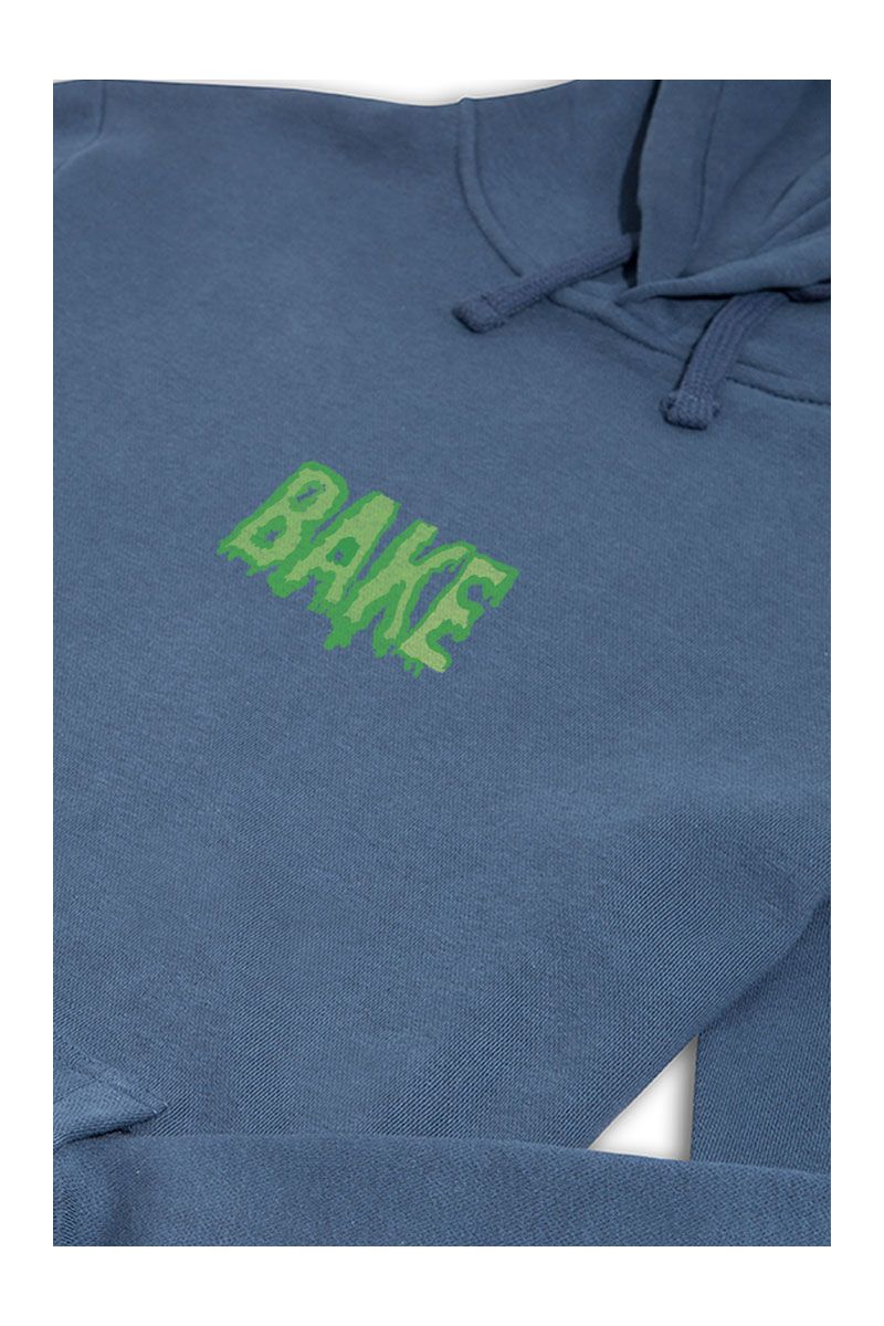 Navy Premium Cotton Bake Design Pullover Hoodie