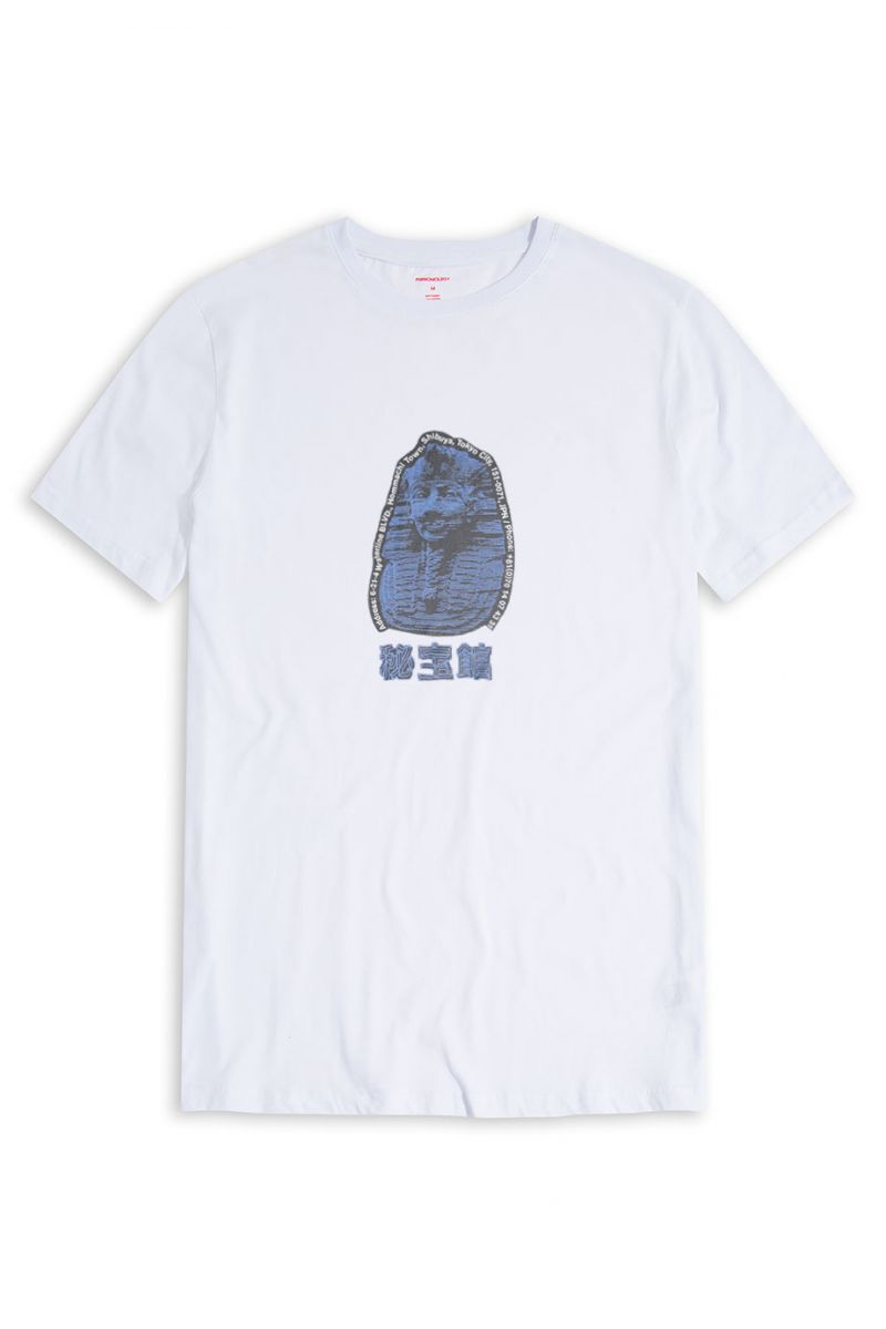White Soft Fabric Shibuya Design Short Sleeve Tee