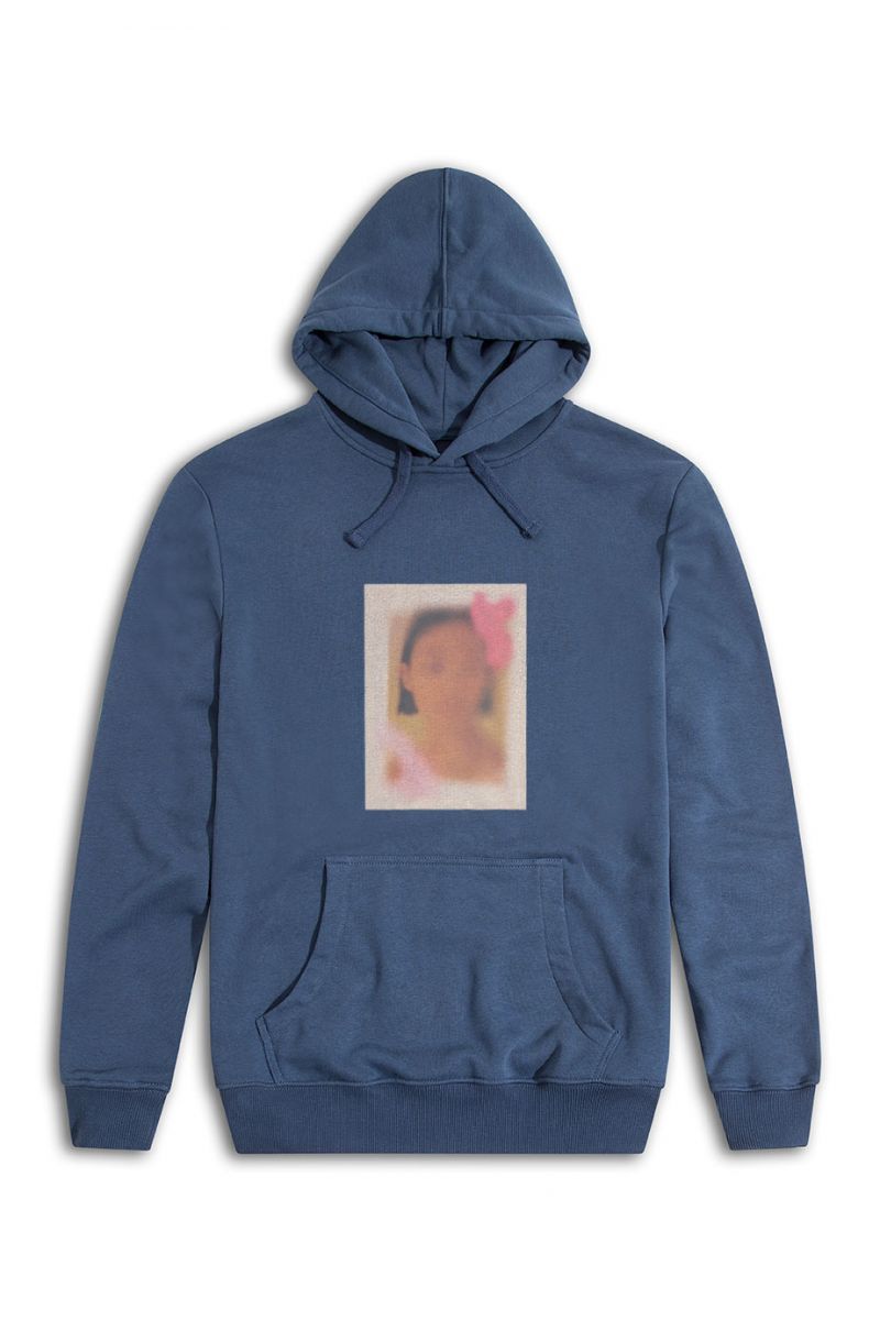 Navy Premium Cotton Timthumb Design Pullover Hoodie