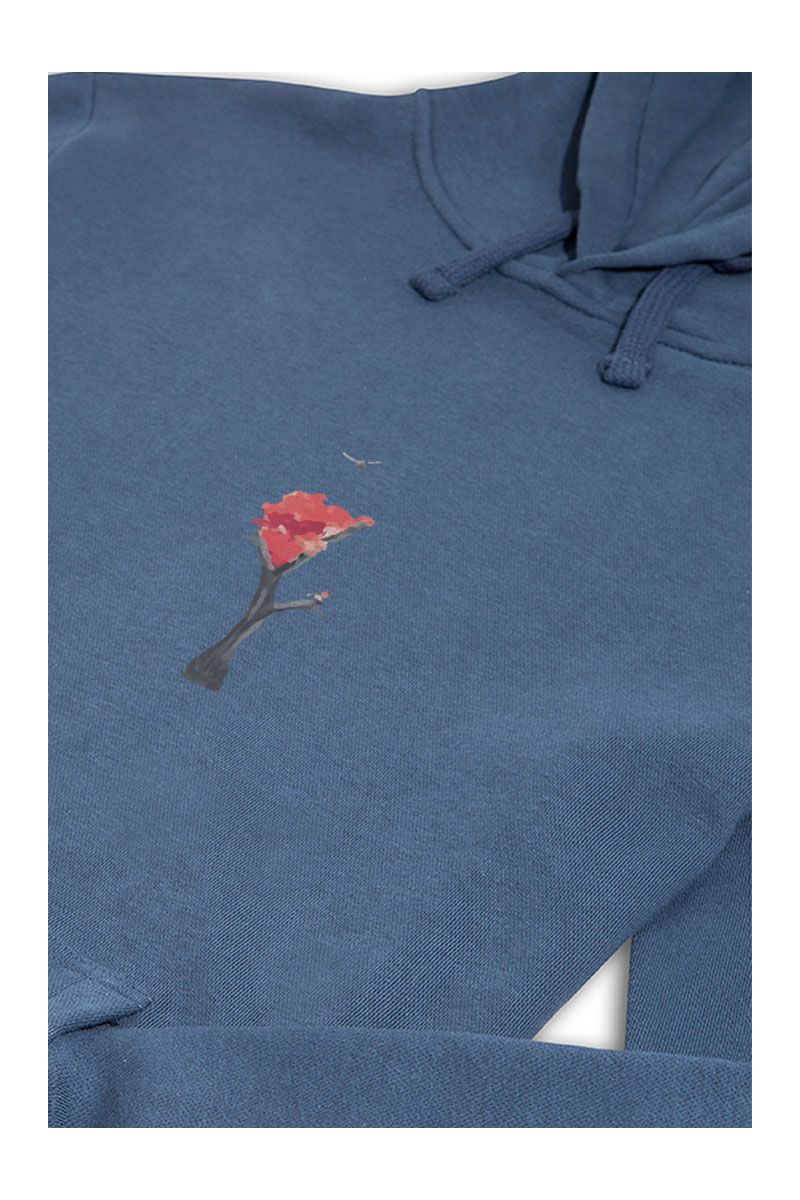 Navy Premium Cotton Dream Tee Design Pullover Hoodie