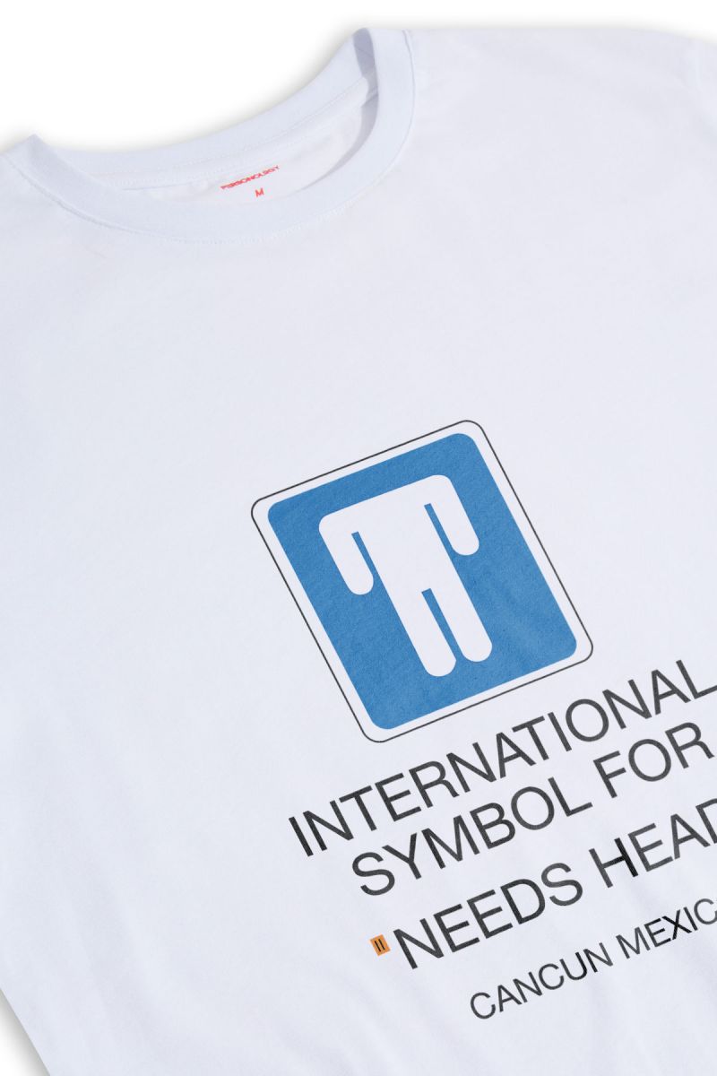 White Soft Fabric needs head Design Short Sleeve Tee