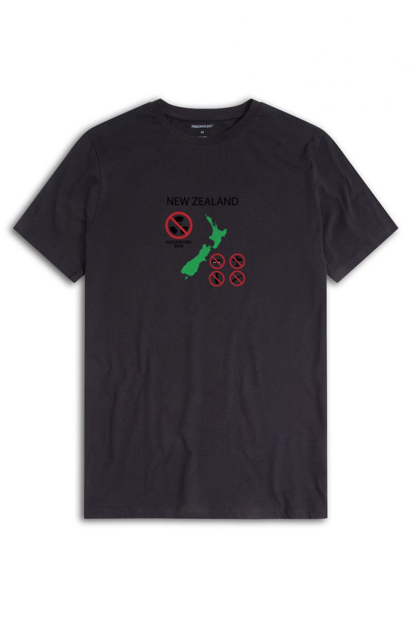 Black Soft Fabric new zeland Design Short Sleeve Tee