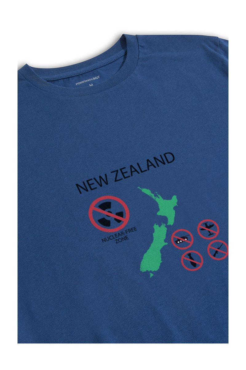 Navy Soft Fabric new zeland Design Short Sleeve Tee