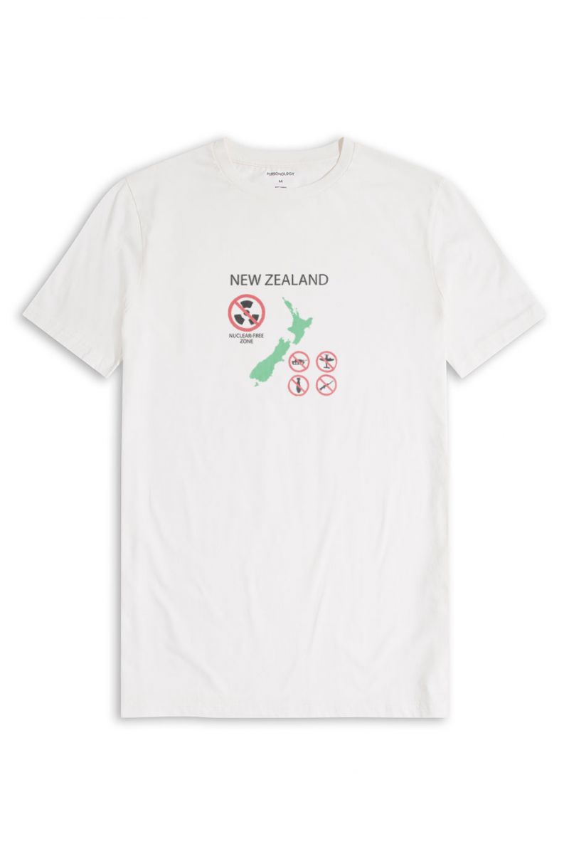 Off White Soft Fabric new zeland Design Short Sleeve Tee