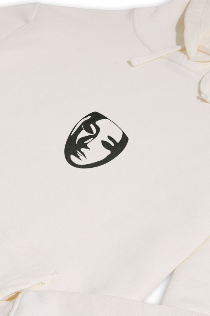 Ecru Premium Cotton Bodys Design Pullover Hoodie