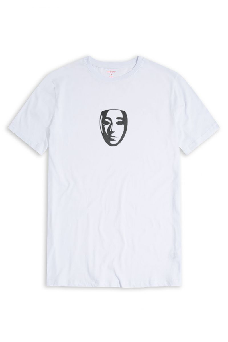 White Soft Fabric Bodys Design Short Sleeve Tee