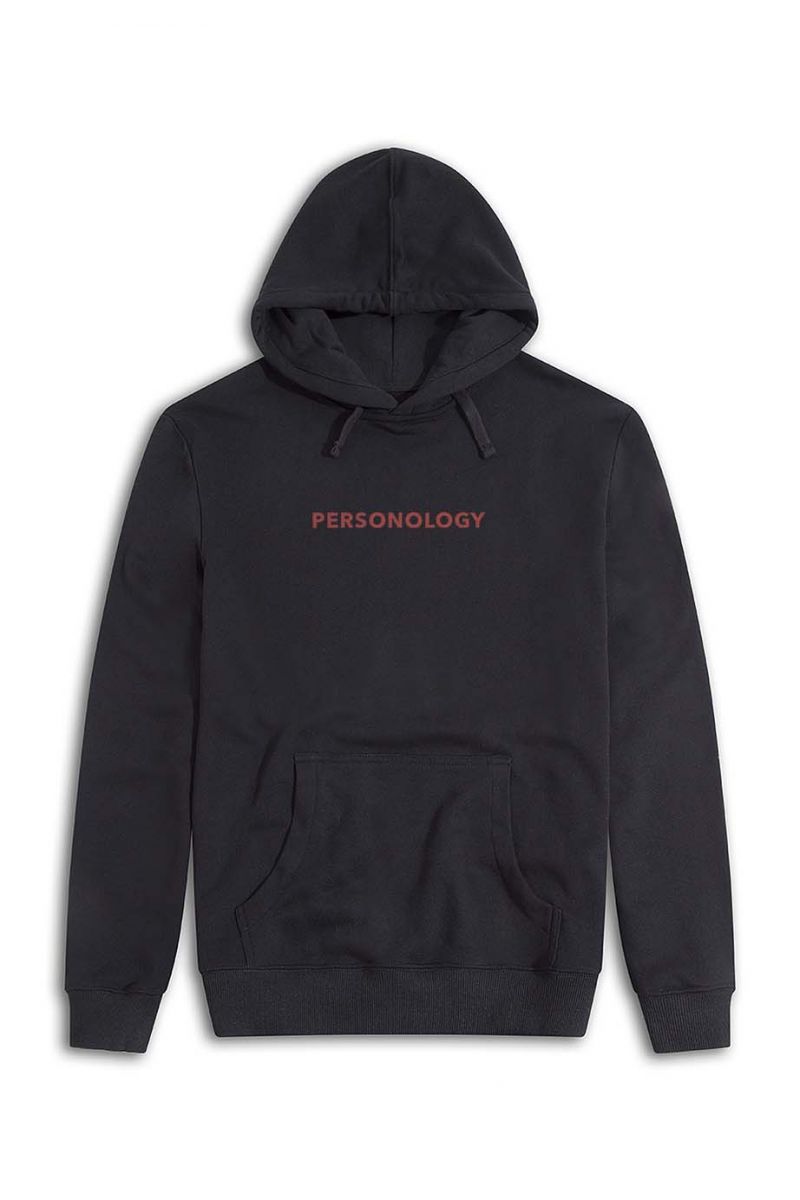 Black Premium Cotton Carrion Design Pullover Hoodie