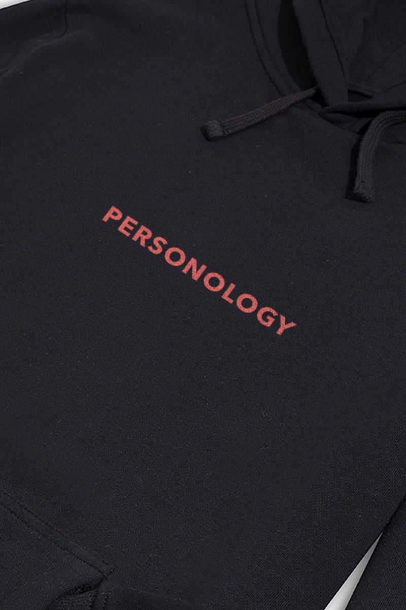 Black Premium Cotton Carrion Design Pullover Hoodie