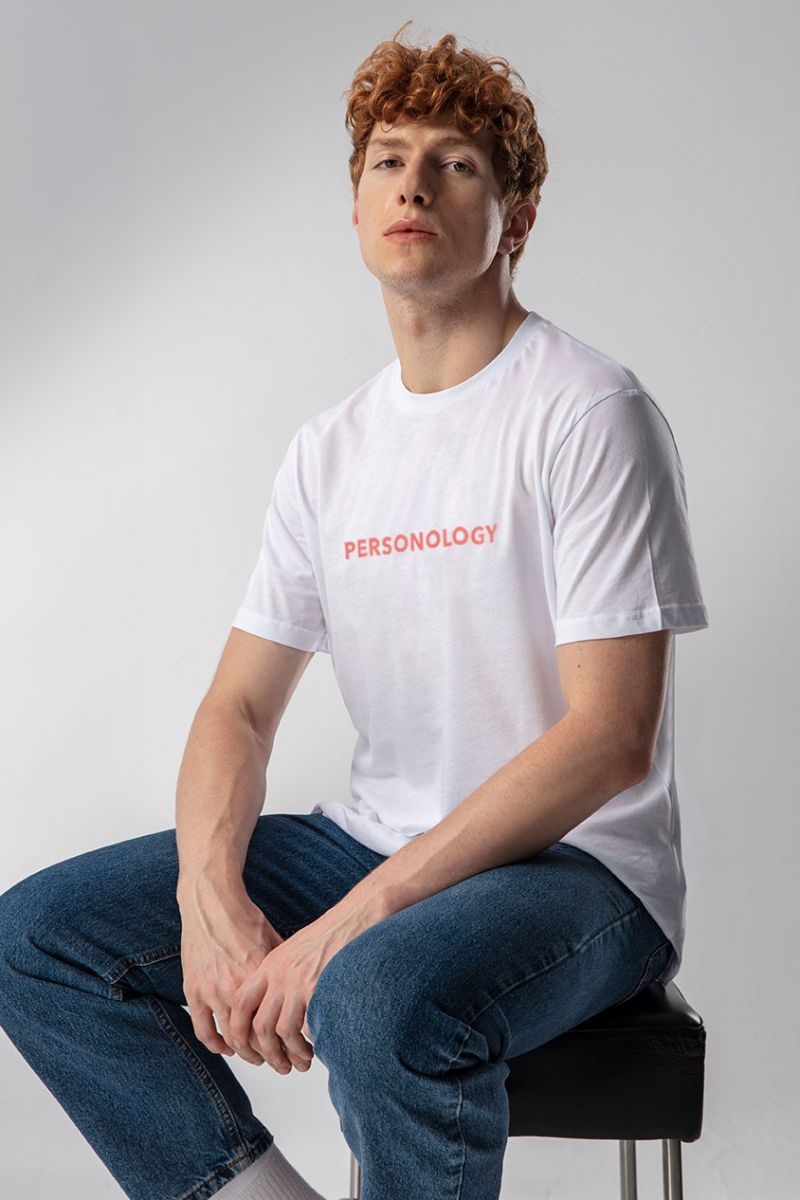 White Soft Fabric Carrion Design Short Sleeve Tee