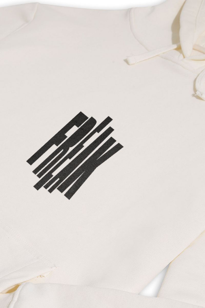 Ecru Premium Cotton Freak Design Pullover Hoodie