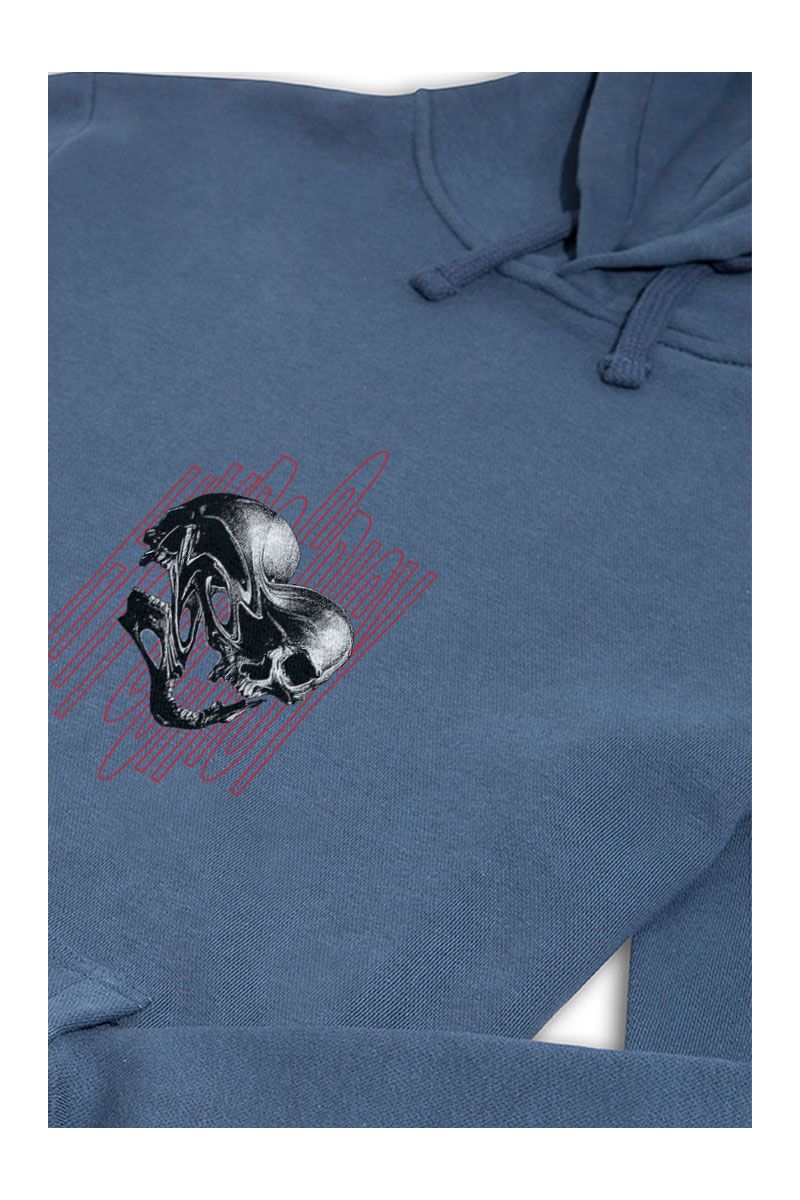 Navy Premium Cotton Hypocricy Design Pullover Hoodie