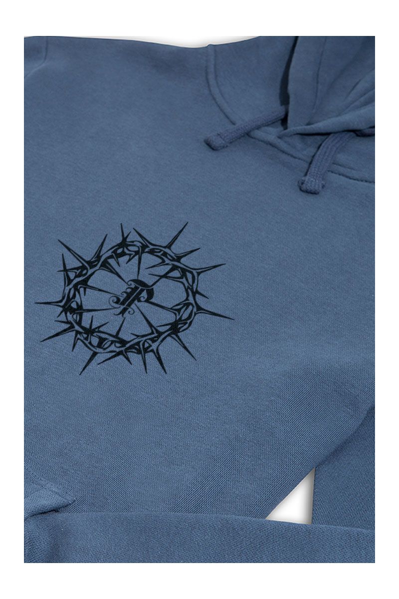 Navy Premium Cotton P Personology P Design Pullover Hoodie