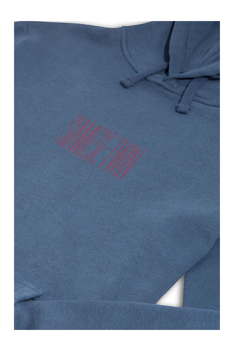 Navy Premium Cotton Siamese Twin Design Pullover Hoodie