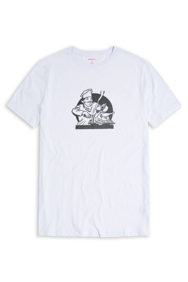 White Soft Fabric Thanksgiving Design Short Sleeve Tee
