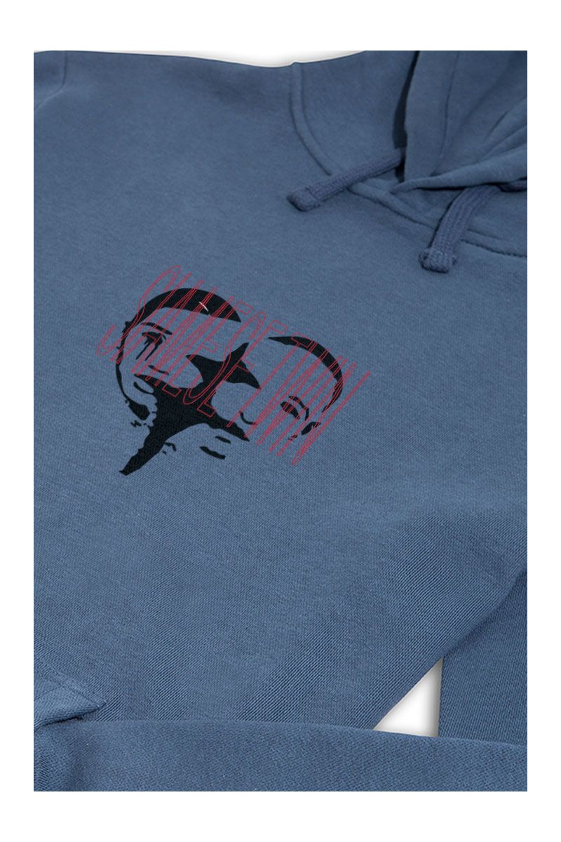 Navy Premium Cotton Siamese Twin Design Pullover Hoodie