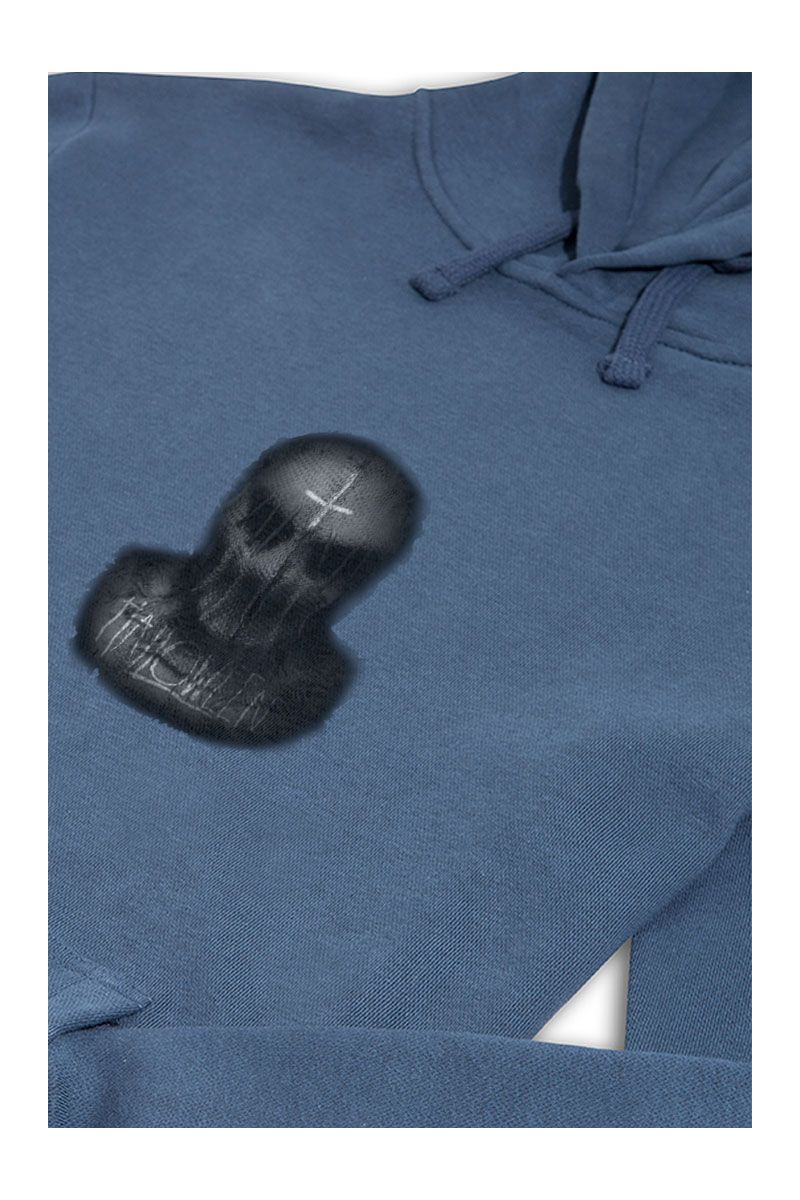 Navy Premium Cotton Halloween Design Pullover Hoodie