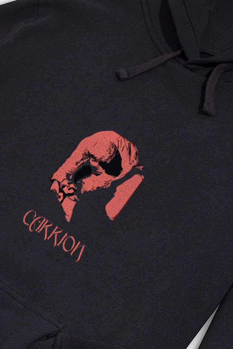 Black Premium Cotton Sacrifice Design Pullover Hoodie