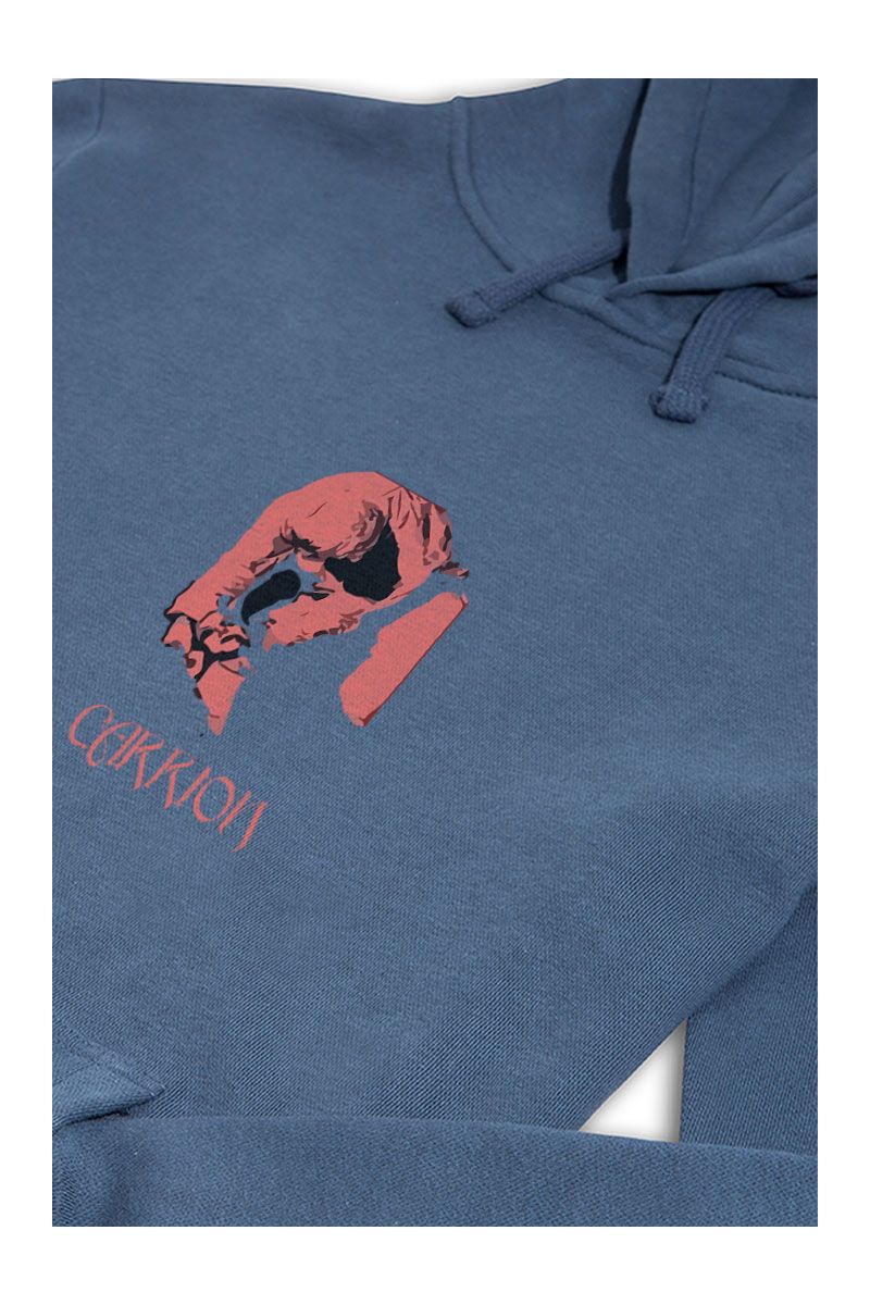 Navy Premium Cotton Sacrifice Design Pullover Hoodie