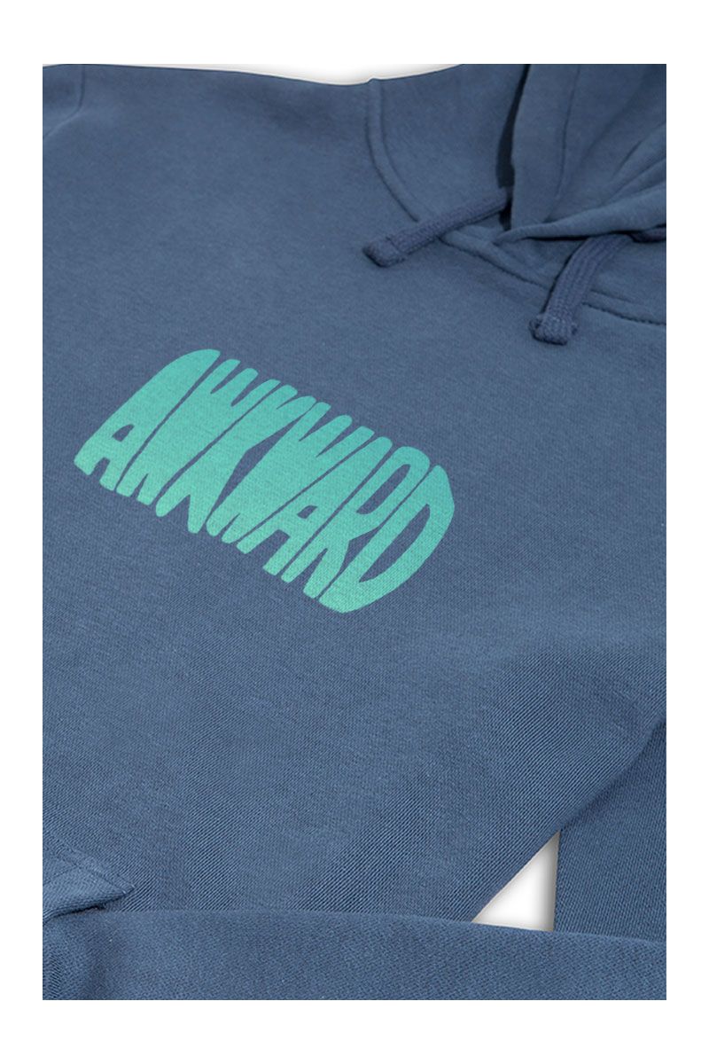 Navy Premium Cotton Awkward Design Pullover Hoodie