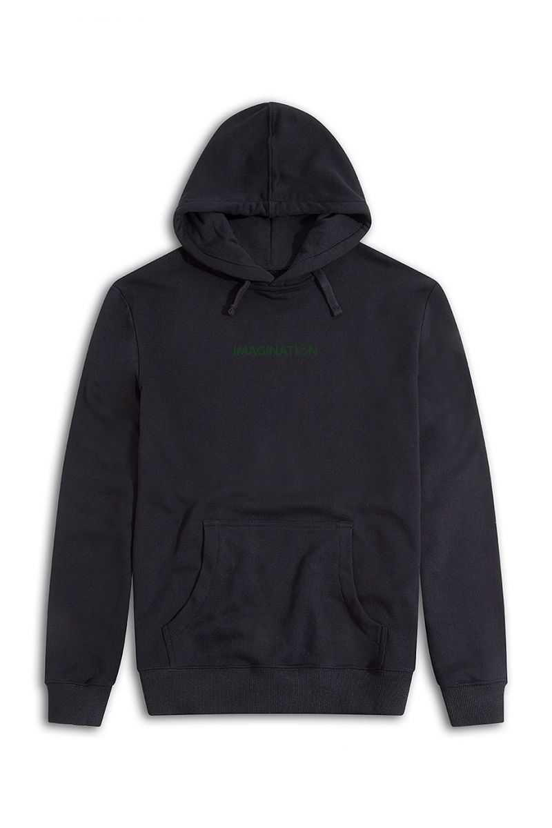 Black Premium Cotton imagination Design Pullover Hoodie